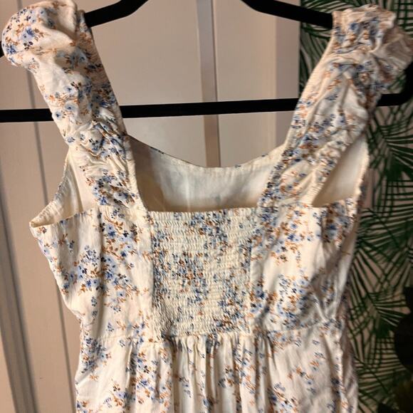 Old Navy Floral Ruffled Mini Dress Sz M - Picture 11 of 11